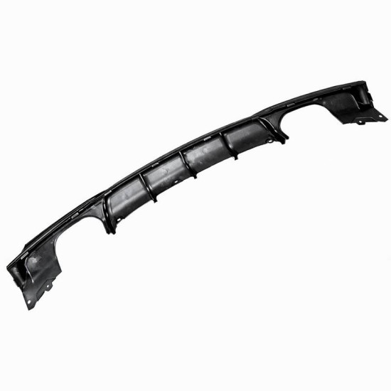 Diffuser Πίσω Προφυλακτήρα Για Bmw 3 F30/F31 11-19 M-Packet Μαύρο Γυαλιστερό Με 2 Διπλές Τρύπες Εξάτμισης Αριστερά & Δεξιά Από Abs Πλαστικό 1 Τεμάχιο