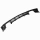 Diffuser Πίσω Προφυλακτήρα Για Bmw 3 F30/F31 11-19 M-Packet Μαύρο Γυαλιστερό Με 2 Διπλές Τρύπες Εξάτμισης Αριστερά & Δεξιά Από Abs Πλαστικό 1 Τεμάχιο