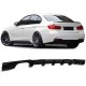 Diffuser Πίσω Προφυλακτήρα Για Bmw 3 F30/F31 11-19 M-Packet Μαύρο Γυαλιστερό Με 1 Διπλή Τρύπα Εξάτμισης Αριστερά Από Abs Πλαστικό 1 Τεμάχιο