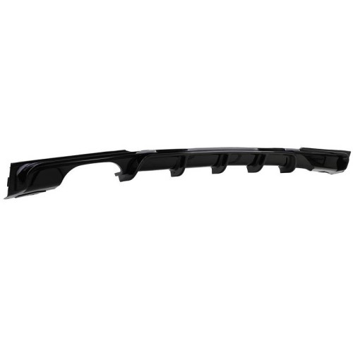 Diffuser Πίσω Προφυλακτήρα Για Bmw 3 F30/F31 11-19 M-Packet Μαύρο Γυαλιστερό Με 1 Διπλή Τρύπα Εξάτμισης Αριστερά Από Abs Πλαστικό 1 Τεμάχιο