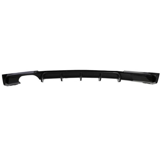Diffuser Πίσω Προφυλακτήρα Για Bmw 3 F30/F31 11-19 M-Packet Μαύρο Γυαλιστερό Με 1 Διπλή Τρύπα Εξάτμισης Αριστερά Από Abs Πλαστικό 1 Τεμάχιο