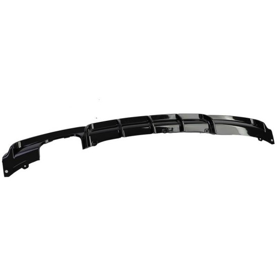 Diffuser Πίσω Προφυλακτήρα Για Bmw 3 F30/F31 11-19 M-Packet Μαύρο Γυαλιστερό Με 1 Διπλή Τρύπα Εξάτμισης Αριστερά Από Abs Πλαστικό 1 Τεμάχιο