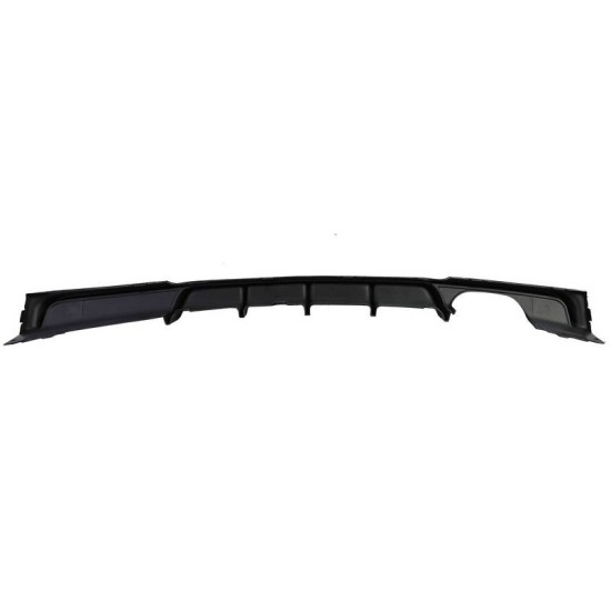 Diffuser Πίσω Προφυλακτήρα Για Bmw 3 F30/F31 11-19 M-Packet Μαύρο Γυαλιστερό Με 1 Διπλή Τρύπα Εξάτμισης Αριστερά Από Abs Πλαστικό 1 Τεμάχιο