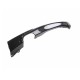 Diffuser Πίσω Προφυλακτήρα Για Bmw 3 F30/F31 11-19 M-Tech Μαύρο Ματ Με 1 Διπλή Τρύπα Εξάτμισης Αριστερά Από Abs Πλαστικό 1 Τεμάχιο