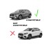 Μάσκα Για Mercedes-Benz GLA H247 Facelift 24+ Panamericana Look Μαύρο/Χρώμιο 1 Τεμάχιο
