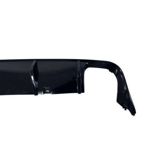 Diffuser Πίσω Προφυλακτήρα Για VW Golf VIII (8) 2019+ R-Look Για Life Style & Impression Έκδοση Προφυλακτήρα Γυαλιστερό Μαύρο Από Abs Πλαστικό
