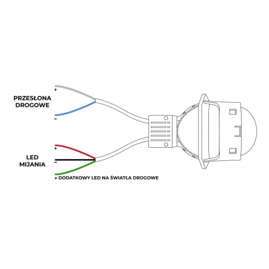 Προτζέκτορες Φαναριών Bi-Led Για Retrofit 3.0" AFS MAX 60W / 70W 2 Τεμάχια