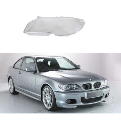 Κρύσταλλο Φαναριού Αριστερό Για Bmw 3 E46 Coupe 03-05 Facelift Xenon & Halogen 1 Τεμάχιο