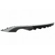 Diffuser Πίσω Προφυλακτήρα Για A3 8V Facelift 16-20 Sedan / Cabrio S3 Look Για Απλό Προφυλακτήρα Από Abs Πλαστικό