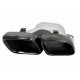 Diffuser Πίσω Προφυλακτήρα Για Mercedes-Benz C-Class W205 14-20 Sedan Amg 63 Look Με Μαύρες Μπούκες