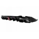 Diffuser Πίσω Προφυλακτήρα Για Mercedes-Benz E-Class W213 16-19 Με Amg Line Προφυλακτήρα Μαύρο Brabus Look Με Μαύρες Μπούκες