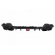 Diffuser Πίσω Προφυλακτήρα Για Mercedes-Benz E-Class W213 16-19 Με Amg Line Προφυλακτήρα Μαύρο Brabus Look Με Μαύρες Μπούκες