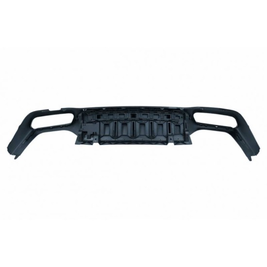 Diffuser Πίσω Προφυλακτήρα Για Mercedes-Benz E-Class W213 16-19 Με Amg Line Προφυλακτήρα Μαύρο Amg 63 Look Με Μαύρες Μπούκες