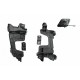 Diffuser Πίσω Προφυλακτήρα Για Mercedes-Benz E-Class W213 16-19 Με Amg Line Προφυλακτήρα Μαύρο Amg 63 Look Με Μαύρες Μπούκες
