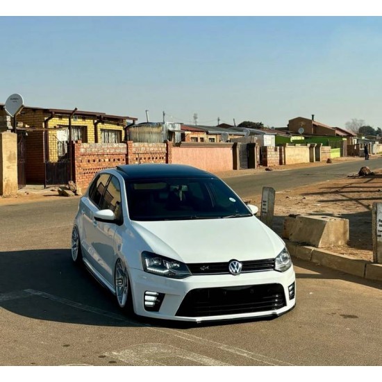Μπροστινός Προφυλακτήρας Για VW Polo 6R (2009-2017) WRC Look Με Μάσκα & Led Προβολείς