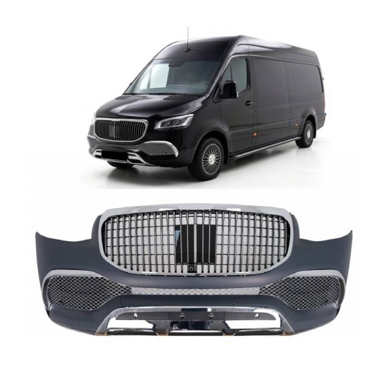 Μπροστινός Προφυλακτήρας Για Mercedes-Benz Sprinter W907 2017-2023 Maybach Look Με Μάσκα