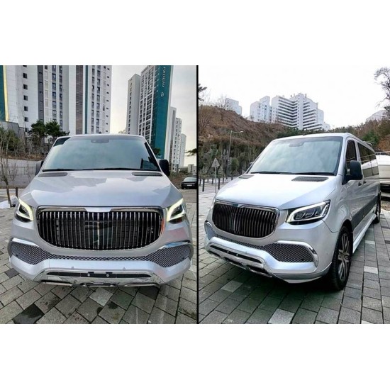 Μπροστινός Προφυλακτήρας Για Mercedes-Benz Sprinter W907 2017-2023 Maybach Look Με Μάσκα