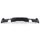 Diffuser Πίσω Προφυλακτήρα Για Bmw 4 F32 Coupe / F33 Cabrio / F36 Gran Coupe 13-21 M-Tech Μαύρο Ματ Με 2 Μονές Τρύπες Εξάτμισης Αριστερά & Δεξιά -0----0-  Από Abs Πλαστικό 1 Τεμάχιο