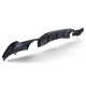 Diffuser Πίσω Προφυλακτήρα Για Bmw 4 F32 Coupe / F33 Cabrio / F36 Gran Coupe 13-21 M-Tech Μαύρο Ματ Με 2 Μονές Τρύπες Εξάτμισης Αριστερά & Δεξιά -0----0-  Από Abs Πλαστικό 1 Τεμάχιο