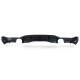 Diffuser Πίσω Προφυλακτήρα Για Bmw 4 F32 Coupe / F33 Cabrio / F36 Gran Coupe 13-21 M-Tech Μαύρο Ματ Με 2 Μονές Τρύπες Εξάτμισης Αριστερά & Δεξιά -0----0-  Από Abs Πλαστικό 1 Τεμάχιο
