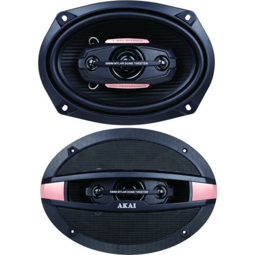 Ηχεία Αυτοκινήτου Akai TJ-690 Οβάλ 6x9'' 89w 4 Δρόμων Ζευγάρι 2 Τεμάχια