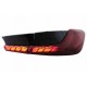 Πισινά Φανάρια Set Για Bmw 3 G20 G28 M3 G80 18-22 Sedan Dynamic Signal Red/Smokel Vland