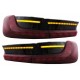 Πισινά Φανάρια Set Για Bmw 3 G20 G28 M3 G80 18-22 Sedan Dynamic Signal Red/Smokel Vland