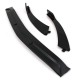 Μπροστινό Spoiler Για Mercedes-Benz CLA C118 / X118 19-23 Amg Line & Amg 35 Γυαλιστερό Μαύρο 3 Τεμάχια
