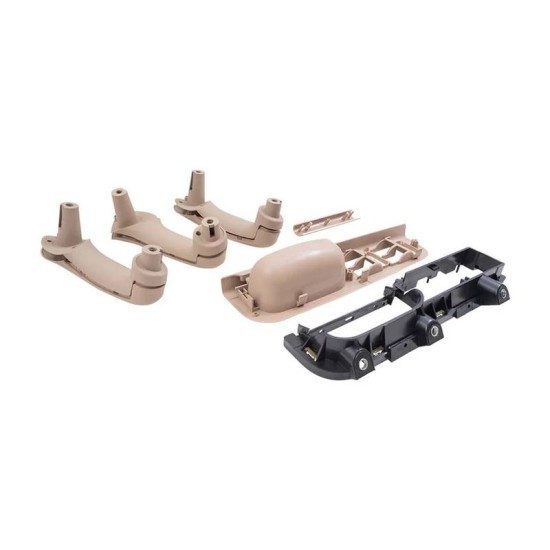 Set Εσωτερικών Χειρολαβών Για VW Golf 4/ Passat / Skoda Superb /Seat Alhambra / Ford Galaxy Μπεζ 9 Τεμαχίων