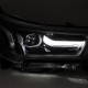 Μπροστινά Φανάρια Set Για Toyota Hilux 20+ True DRL Black Electrical True Drl Black
