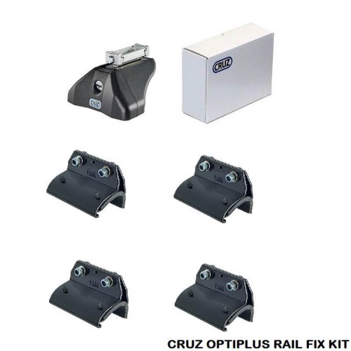 Πόδια / Άκρα Για Μπάρες Οροφής CRUZ Optiplus Rail FIX 936-663 Για Mazda CX-80 2024+ Με Ενσωματωμένο Railing Σετ 4 Τεμάχια