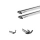 Μπάρες Οροφής Αλουμινίου Αεροδυναμικές Crossbar Vento Modular System Green Valley 164.020 120cm Ασημί 2 Τεμάχια