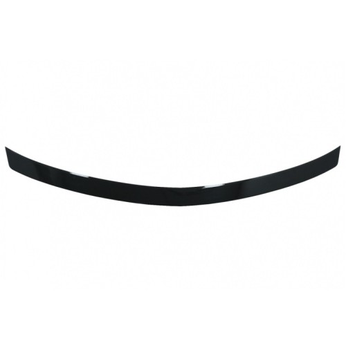 Αεροτομή Πορτ Παγκάζ Για Mercedes-Benz C-Class W204 07-14 Amg Look Lipspoiler Από Abs Πλαστικό Μαύρη Γυαλιστερή