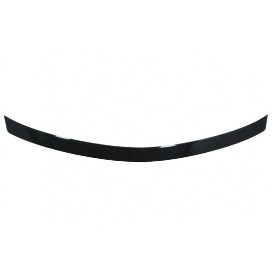 Αεροτομή Πορτ Παγκάζ Για Mercedes-Benz C-Class W204 07-14 Amg Look Lipspoiler Από Abs Πλαστικό Μαύρη Γυαλιστερή