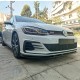 Μπροστινό Spoiler Για VW Golf VII (7.5) 17-20 GTI Έκδοση Μαύρο Γυαλιστερό Χρώμα Από Abs Πλαστικό Α Ποιότητα