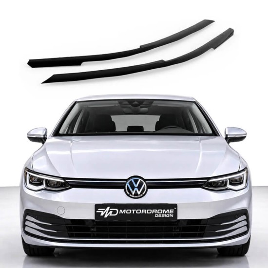 Φρυδάκια Μπροστινών Φαναριών Για VW Golf VIII (8) 19+  2 Τεμάχια
