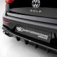 Diffuser Πίσω Προφυλακτήρα Για VW Golf VIII (8) 2019+ / 8.5 2024+ Facelift Για Standard Έκδοση Προφυλακτήρα Γυαλιστερό Μαύρο Από Abs Πλαστικό
