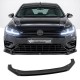Μπροστινό Spoiler Για VW Golf VII (7.5) 17-20 R & R-Line Έκδοση Glossy Black V.2