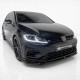 Μπροστινό Spoiler Για VW Golf VII (7.5) 17-20 R & R-Line Έκδοση Glossy Black V.2