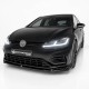 Μπροστινό Spoiler Για VW Golf VII (7.5) 17-20 R & R-Line Έκδοση Glossy Black V.2