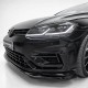 Μπροστινό Spoiler Για VW Golf VII (7.5) 17-20 R & R-Line Έκδοση Glossy Black V.2