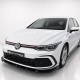 Μπροστινό Spoiler Για VW Golf VIII (8) 19+ GTI / GTE / R-Line Έκδοση Μαύρο Γυαλιστερό Χρώμα Από Abs Πλαστικό