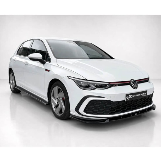 Μπροστινό Spoiler Για VW Golf VIII (8) 19+ GTI / GTE / R-Line Έκδοση Μαύρο Γυαλιστερό Χρώμα Από Abs Πλαστικό