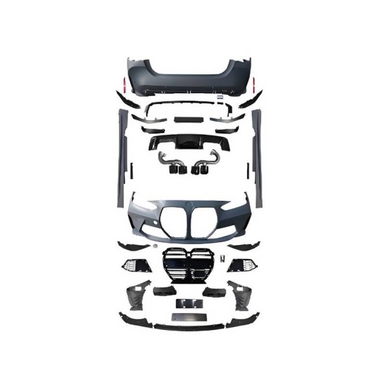 Body Kit Για Bmw 4 G22/G23+LCI Εμπρός/Πίσω:PDC, <OO-OO> 2.0T (B48) Μπούκες , Πλαινά , Μάσκα -///M4-STYLE- 2020-