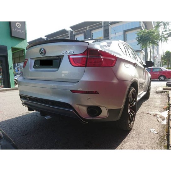 Diffuser Πίσω Προφυλακτήρα Για  Bmw X6 E71 X6M-Performance Look