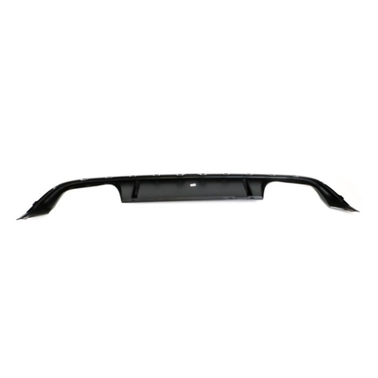 Diffuser Πίσω Προφυλακτήρα Για VW Golf VII (7) 13-17 R-Line Με 2 Διπλές Εξατμίσεις Δεξια & Αριστερά Γυαλιστερό Μαύρο Από Abs Πλαστικό 1 Τεμάχιο