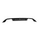 Diffuser Πίσω Προφυλακτήρα Για VW Golf VII (7) 13-17 R-Line Με 2 Διπλές Εξατμίσεις Δεξια & Αριστερά Γυαλιστερό Μαύρο Από Abs Πλαστικό 1 Τεμάχιο
