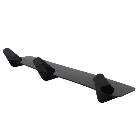 Diffuser Πίσω Προφυλακτήρα Για VW Golf VII (7) 13-17 Για GTI Έκδοση Μαύρο Ματ 3 Bars & 2 Side Splitters Από Abs Πλαστικό 1 Τεμάχιο