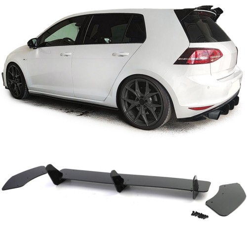 Diffuser Πίσω Προφυλακτήρα Για Mercedes-Benz C-Class W205 14-20 Amg 63 Look Για Απλό Προφυλακτήρα Με Μπούκες Χρωμίου