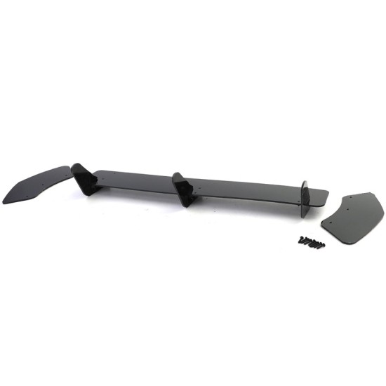 Diffuser Πίσω Προφυλακτήρα Για Mercedes-Benz C-Class W205 14-20 Amg 63 Look Για Απλό Προφυλακτήρα Με Μπούκες Χρωμίου